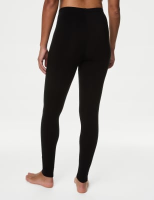 Marks and Spencer Women's Heat Gen Plus Legging, Black, 4 at