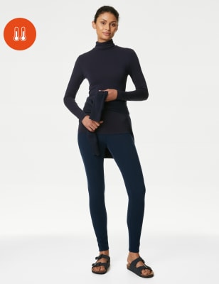 

M&S Collection Leggings térmicos polares Heatgen™ de calidez mediaWomens - Navy, Navy