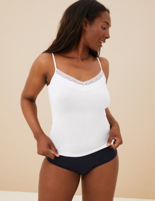 

M&S Collection Vestido Cool Comfort™ con tirantesWomens - White, White