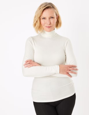 m&s thermal polo neck