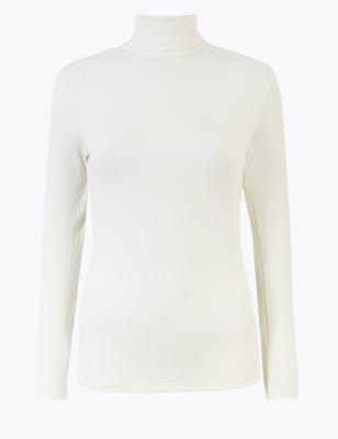 m&s thermal polo neck