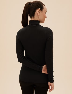 M&s thermal cheap polo neck