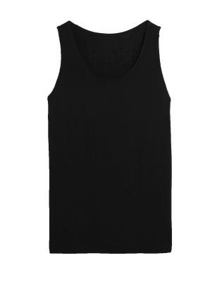 

Womens M&S Collection Heatgen™ Thermal Built-up Shoulder Vest - Black, Black