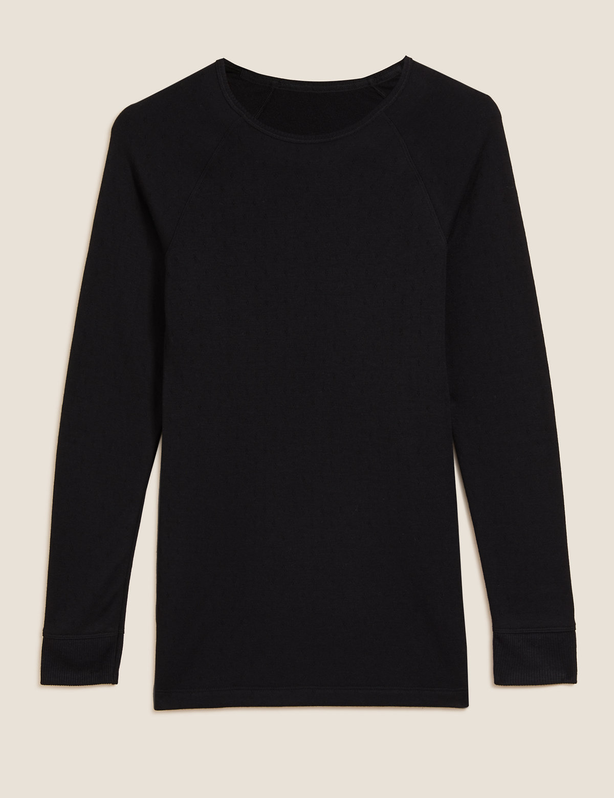 Plain Round Neck Thermal Top