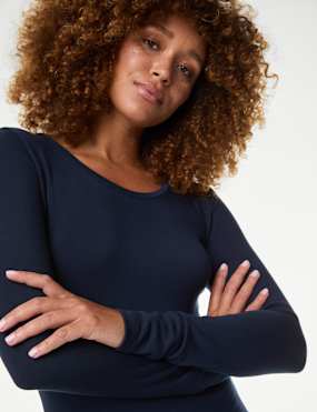 Navy thermal top on sale