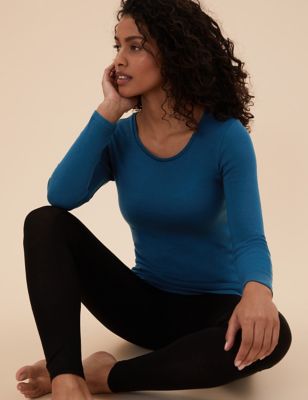 

Womens M&S Collection Heatgen Plus™ Thermal Long Sleeve Top - Dark Turquoise, Dark Turquoise