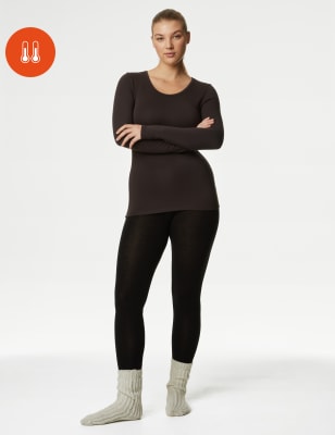 

Womens M&S Collection Heatgen™ Medium Thermal Long Sleeve Top - Bitter Chocolate, Bitter Chocolate