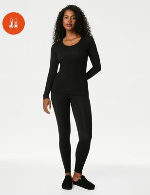 20.0% OFF on Marks & Spencer Women Thermal Fleece Lined Tights 200 Denier  Black