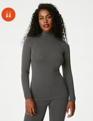 

Womens M&S Collection Heatgen™ Medium Thermal Turtle Neck Top - Charcoal, Charcoal