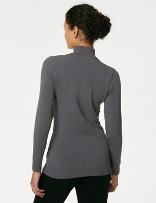 M&S Collection 2pk Heatgen™ Light Thermal Polo Neck Tops - ShopStyle