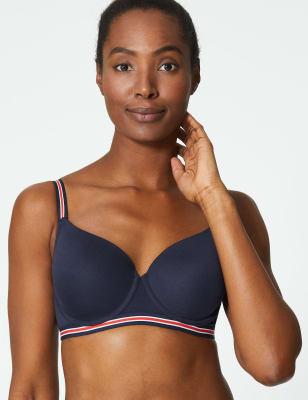 2 Pack Cotton Rich Underwired Full Cup Bra A-E