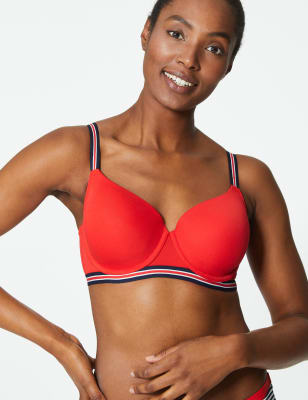 M&S Collection 2 Pack Cotton Rich Full Cup Bras A-E, Compare