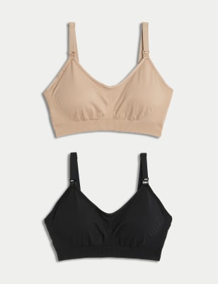 Dunnes Stores  White Non-Padded Maternity Bra