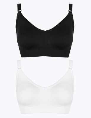 Buy Marks & Spencer 2 Pack Maternity Cotton Rich Spotted Non-Wired Nursing Bras  M&S Online at desertcartEcuador