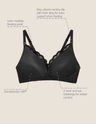 Buy the Lace Feeding Bra Large Black from Babies-R-Us Online