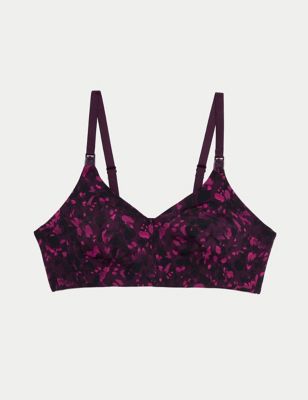 Body By M&S Womens Flexifit Non Wired Nursing Bra (A-H) - 32A - Blackcurrant, Blackcurrant