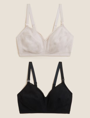 Plain Non-Padded Ladies Cotton Maternity Bras, For Maternal at Rs