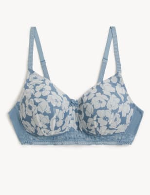 Printed Non Wired Post Surgery Bra A-E