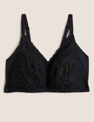 Soutien-gorge bustier postopératoire sans armatures, orné de dentelle - CA