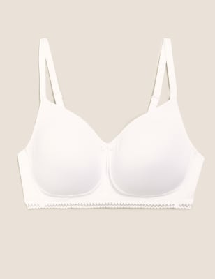 

M&S Collection Sujetador sin aros posoperatorio para camisetas para copa A-EWomens - White, White