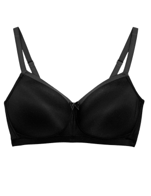 

Womens M&S Collection Gepolsterter Sumptuously Soft™-Post-OP-Vollschalen-BH (A-E) - Black, Black