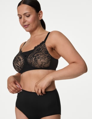 Lace Non Wired Post Surgery Bra A-E