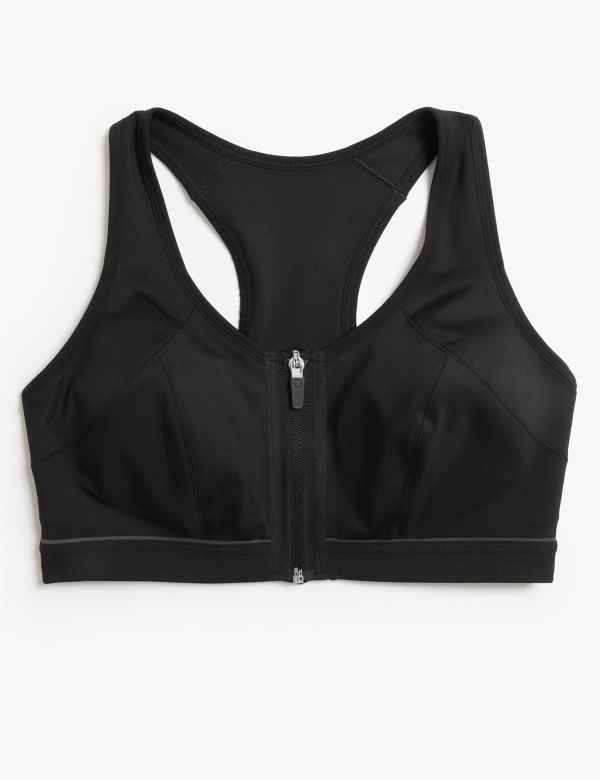 Marks /& Spencer 32C 34A new black-mix underwired high impact sports bra