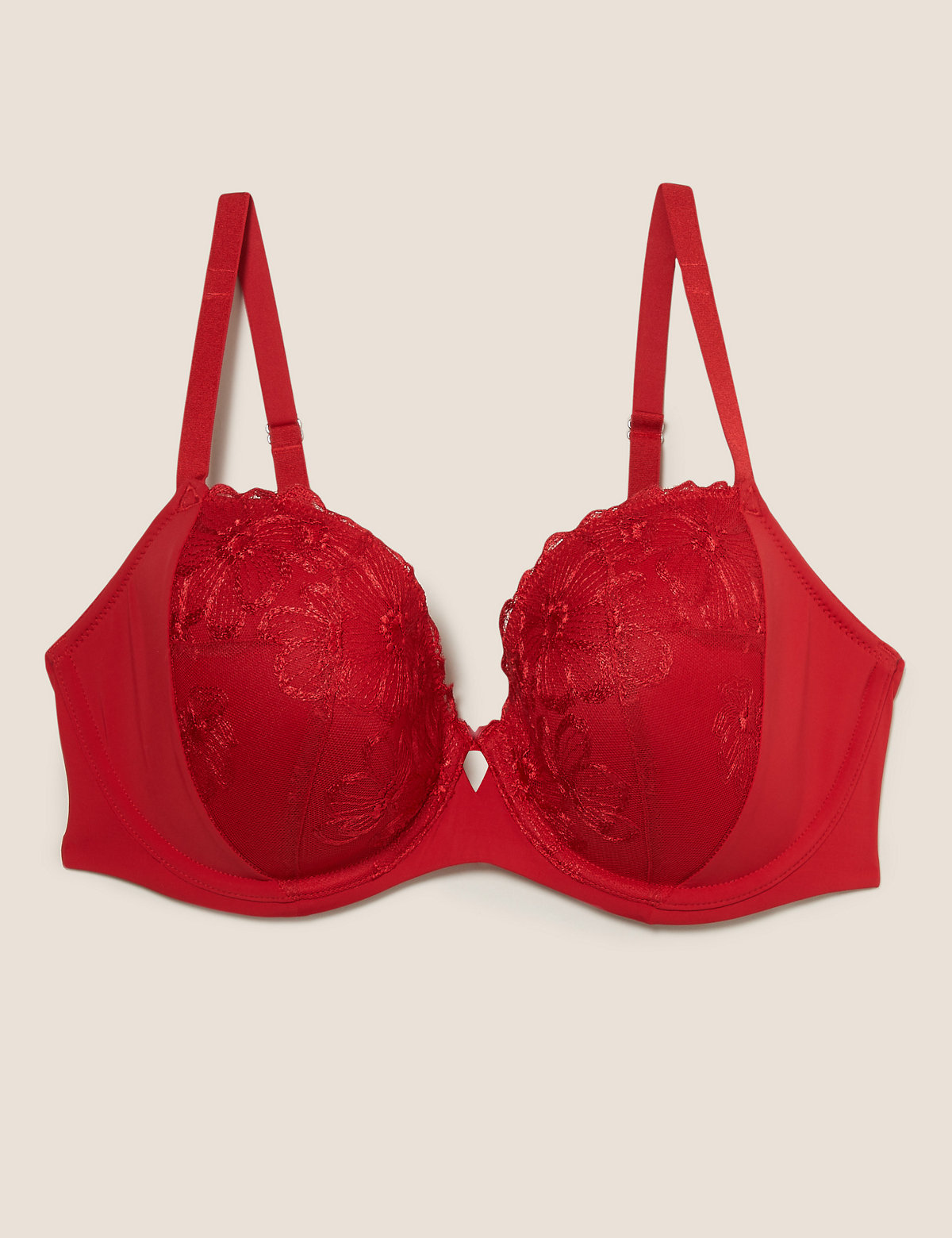 Embrace Embroidered Wired Balcony Bra