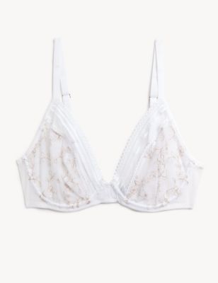 Buy Archive Embroidery Non-Wired Plunge Bra Online at Best Prices in India  - JioMart.