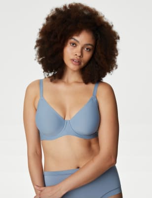 

Womens Body Flexifit™ Invisible Wired Full-cup Bra A-E - Grey Blue, Grey Blue