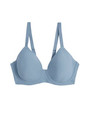 Body Womens Flexifit™ Invisible Wired Full-cup Bra A-E - 32A - Grey Blue, Grey Blue,White,Black,Rose Quartz