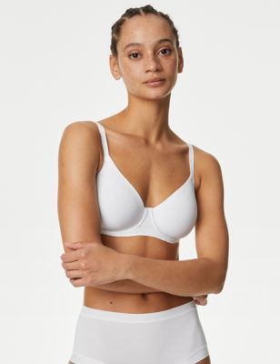 Body By M&S Womens Flexifit Invisible Wired Full-cup Bra A-E - 32A - White, White,Black,Rose Quartz