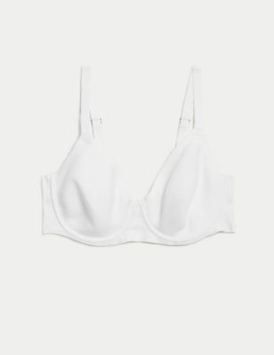 Body by M&S - Womens Flexifit Invisible Wired Full-cup Bra A-E - 32A - White, White,Black,Rose Quar