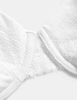 Body Womens Cotton with Cool Comfort™ Wired T-Shirt Bra - 32A - White, White,Grey Marl