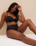 3pk Lace & Mesh Wired Balcony Bras