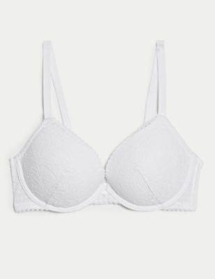 MARKS & SPENCER Lace Wired Push-Up Bra T336761WHITE (32B) Women