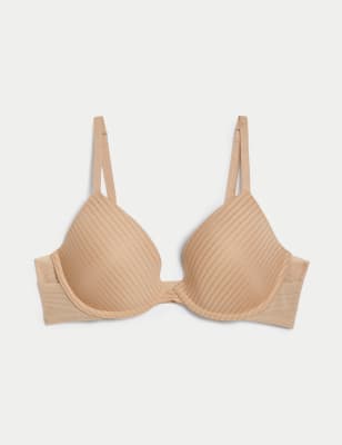 

Womens M&S Collection Body Define™ Wired Plunge T-Shirt Bra - Rose Quartz, Rose Quartz
