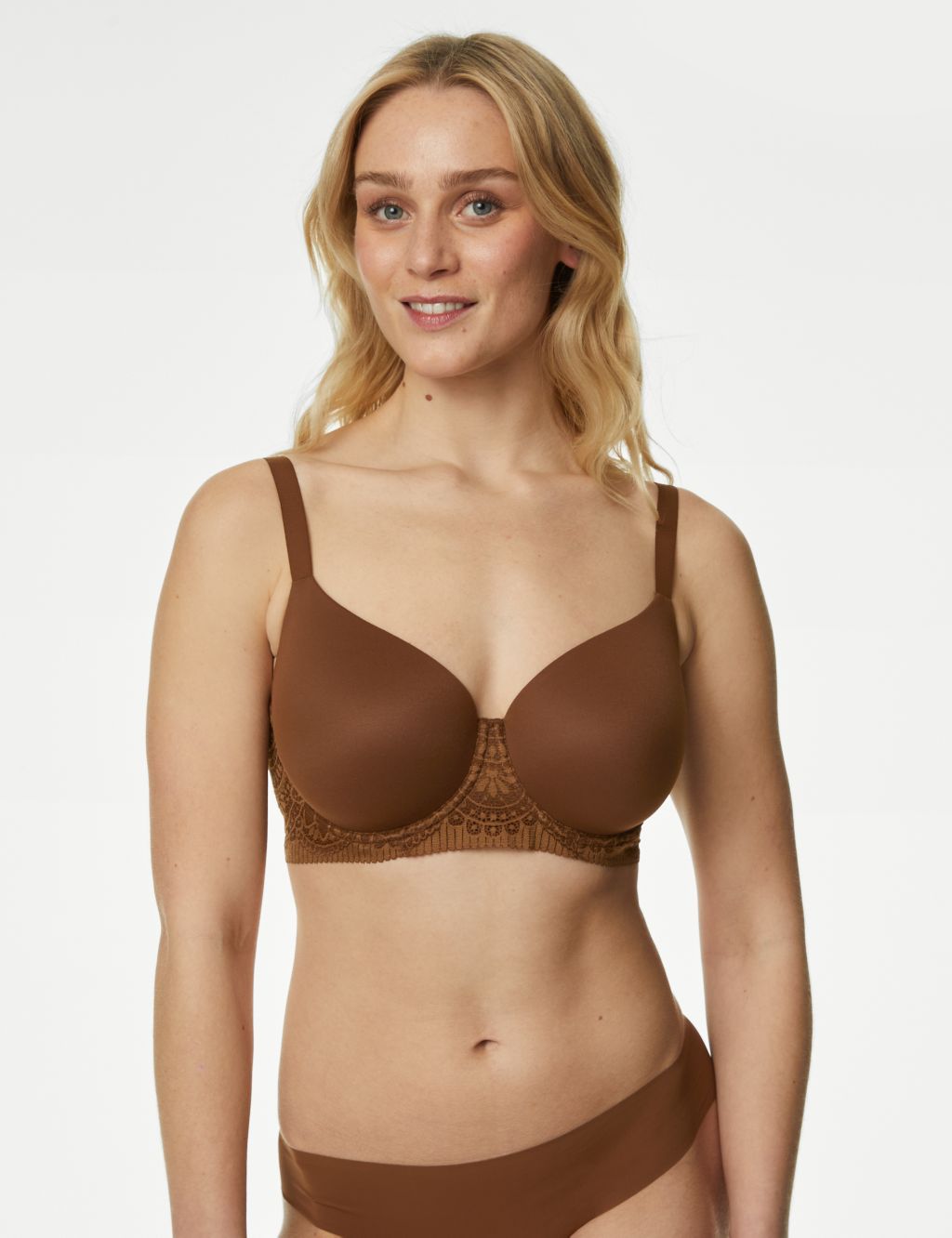 KRIS Line Nude Betty Soft Cup Bra in Bands 42 through 50, Nude
