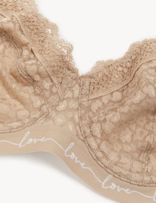

M&S Collection Pack de 3 sujetadores balconette con aros de encaje y malla para copa A-EWomens - Rose Quartz, Rose Quartz