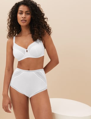 MARKS & SPENCER Anise Lace Wired Balcony Bra A-E T332336WHITE (36DD) Women  Everyday Non Padded Bra - Buy MARKS & SPENCER Anise Lace Wired Balcony Bra  A-E T332336WHITE (36DD) Women Everyday Non