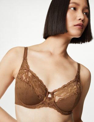 Marks And Spencer Womens M&S Collection Wild Blooms Wired Full Cup Bra A-E - Topaz, Topaz