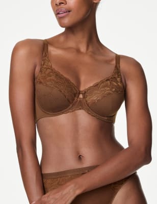 Buy Marks & Spencer Wild Blooms Wired Full Cup Bra - Nude online