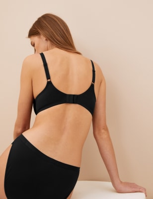 

Womens M&S Collection Balconette-BH mit Bügel und Spitzenbesatz (A-E) - Black, Black