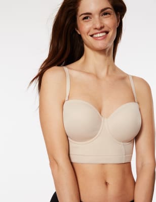 Longline Bras  Longline Strapless bra Tagged Low Back Bras