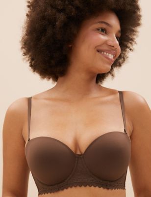 Marks And Spencer Womens M&S Collection Sumptuously Soft Padded Strapless Bra A-E - Rich Quartz, Rich Quartz