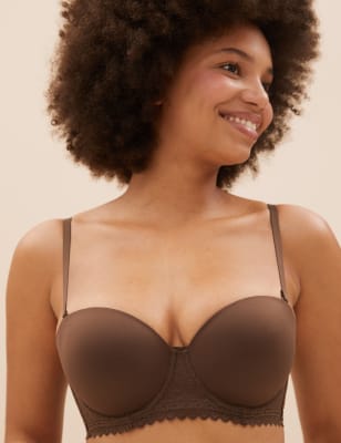 

Womens M&S Collection Body Soft™ Padded Strapless Bra A-E - Rich Quartz, Rich Quartz