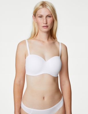 MARKS & SPENCER Lace Padded Bandeau Strapless Bra A-E T332959ABLACK (32C)  Women Everyday Lightly Padded Bra - Buy MARKS & SPENCER Lace Padded Bandeau Strapless  Bra A-E T332959ABLACK (32C) Women Everyday Lightly