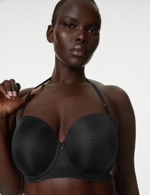 Body by M&S - Womens Body Define Wired Multiway Bra A-E - 32E - Black, Black,Rose Quartz