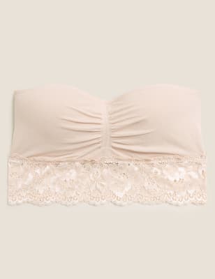 Lace Bandeau Strapless Bra