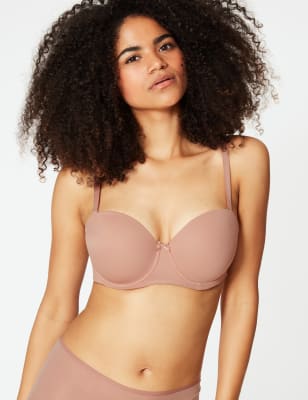 Longline Sleep Bra E Girl Padded Strapless Bra 32A Yoga Bra Women UK  Sumptuously Soft Bra M&S Longline Bra UK Comfort Purple : :  Fashion